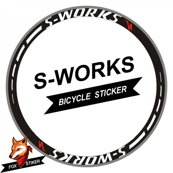 Road Bicycle Wheels Rim Decal Stickers for S-WORKS
